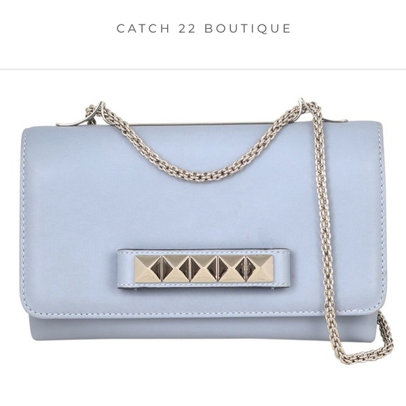 Valentino Handbags - *SOLD* Valentino Va Va Voom Small Blue Crossbody Bag